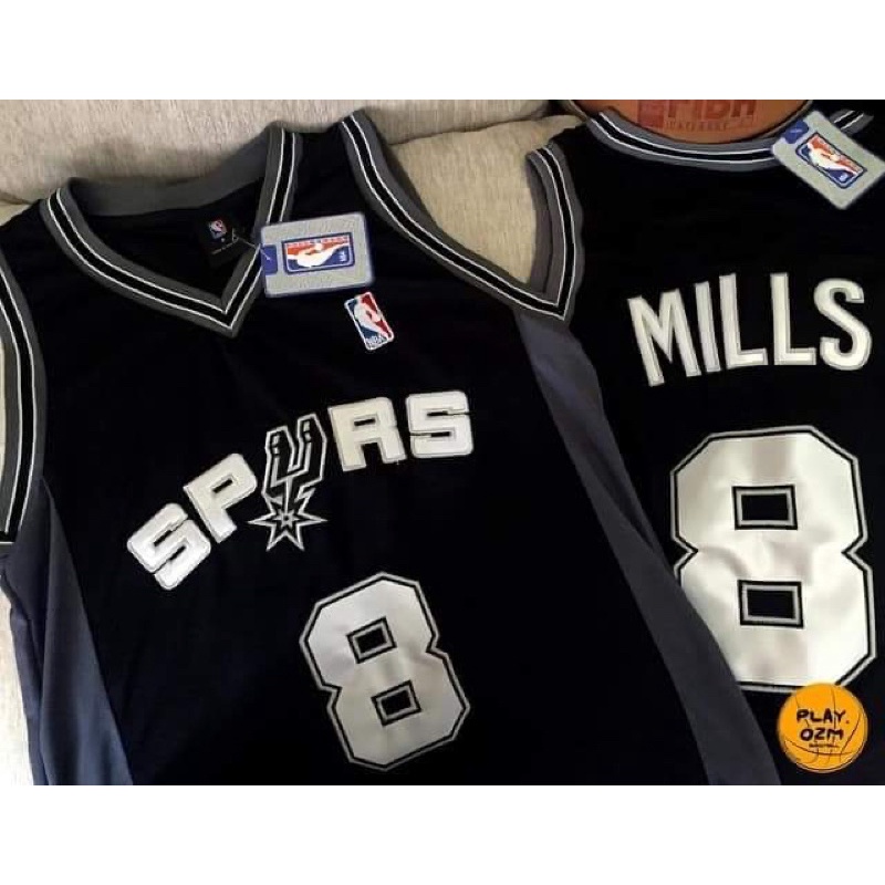 Jersey Basket San Antonio Spurs Jersey Nba Spurs Patty Mills grade original Basketball