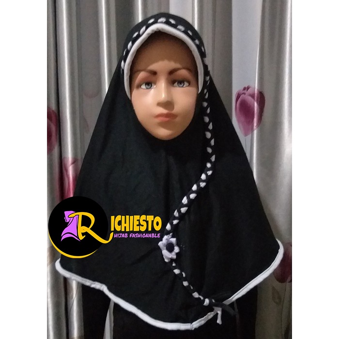 Jual Jilbab Anak SHOFA Usia 5-9 Tahun Kerudung Anak Sekolah SD Kepang ...