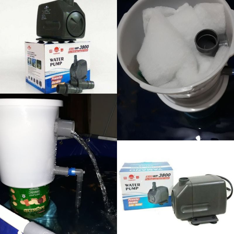 Jual EMBER FILTER CHAMBER KOLAM IKAN MEDIA FILTER KOI LENGKAP 1 SET
