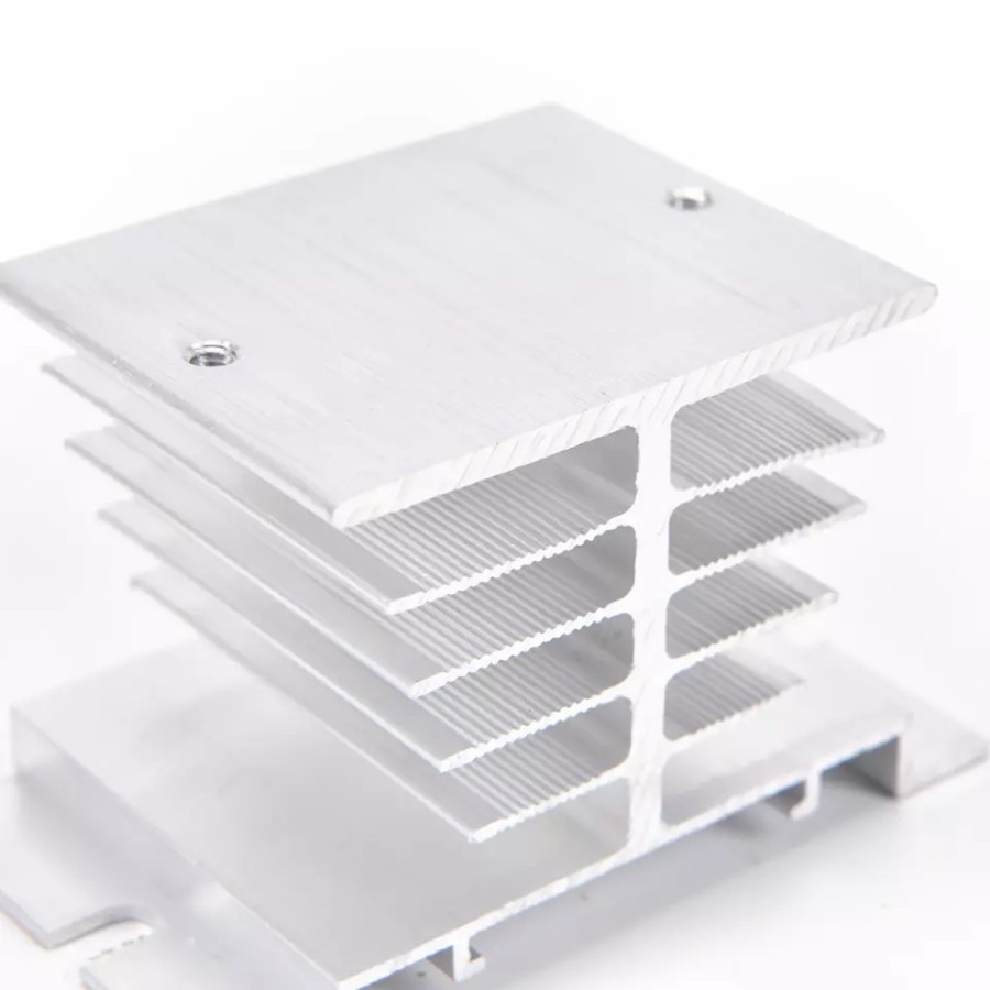 Dissipateur Thermique Aluminium – Pour Relais Statique SSR 10A à 40A, Petit Modèle