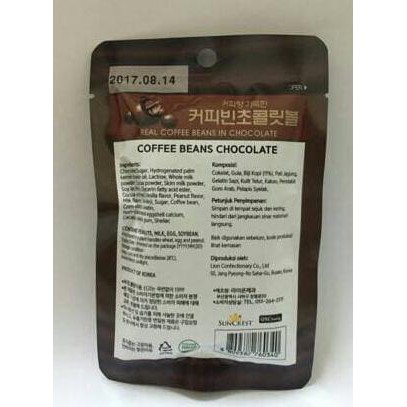 Jual New Suncrest Korean Coffee Beans Chocolate Coklat Biji Kopi Korea ...
