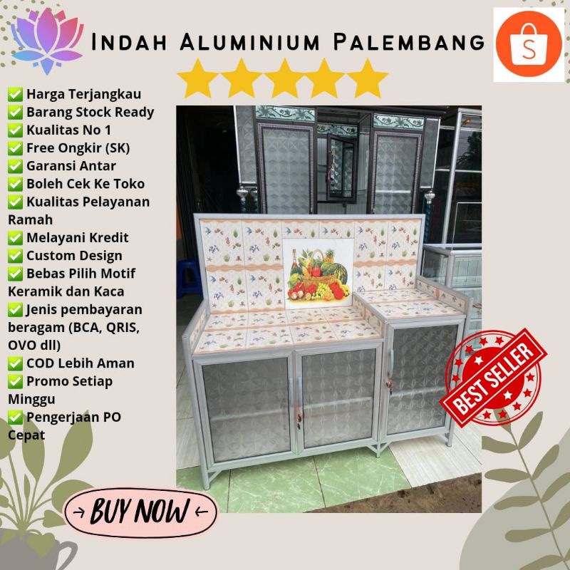 Jual MEJA KOMPOR ALUMINIUM MINIMALIS MURAH PALEMBANG | Shopee Indonesia