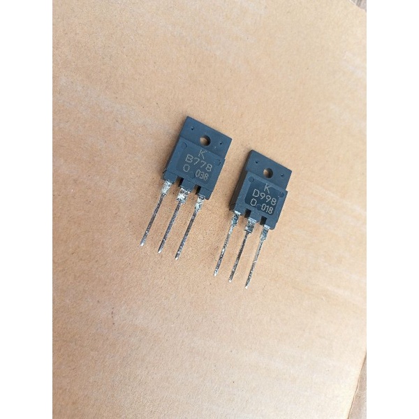 Jual TRANSISTOR B778 D998 ORIGINAL (SATU PASANG) TRANSISTOR D998 NPN ...