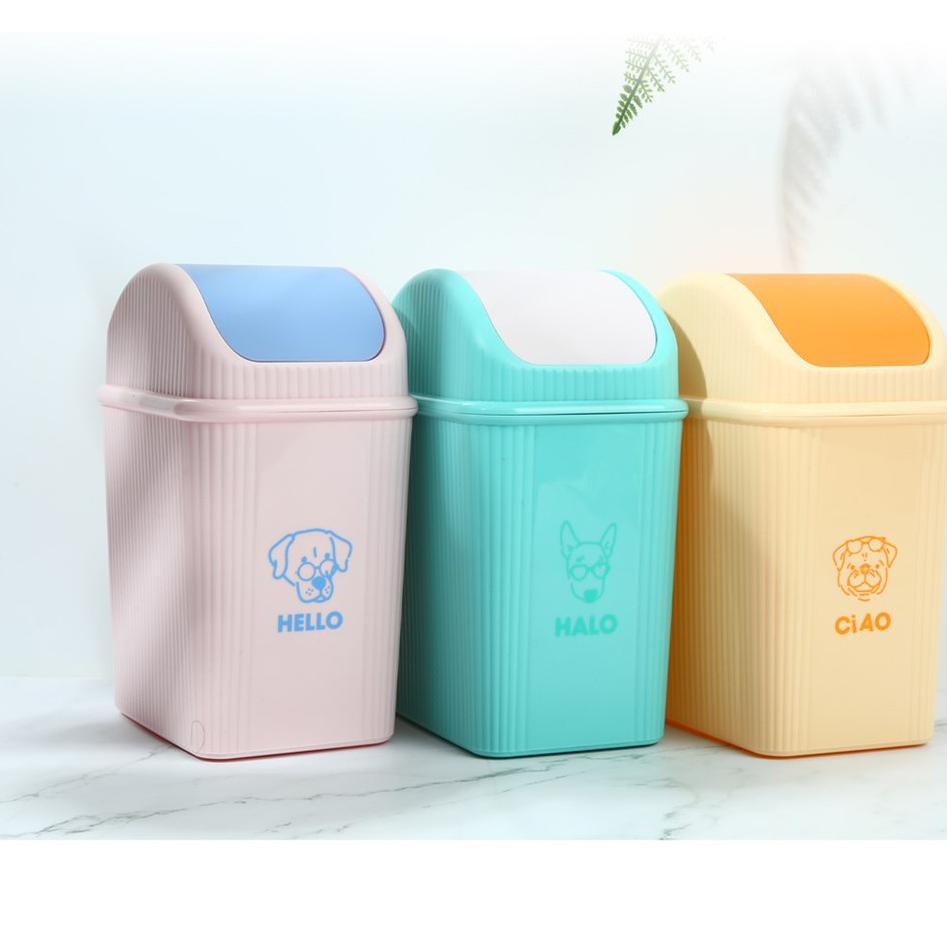 Jual Diskon S Asf Miniso Tong Sampah Meja Kecil Mini Waste Bin Trash