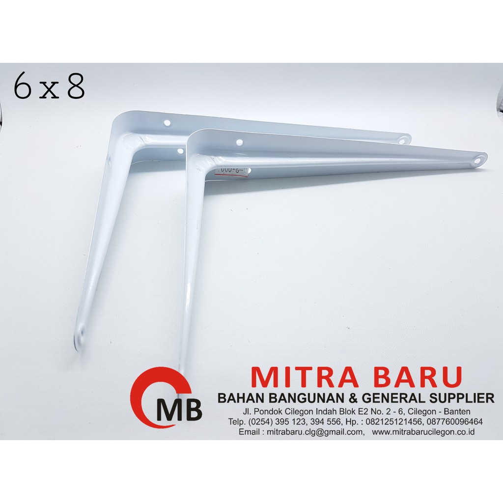 Jual Siku Rak Tebal Putih varin ukuran / Siku Rak L Tebal | Shopee ...