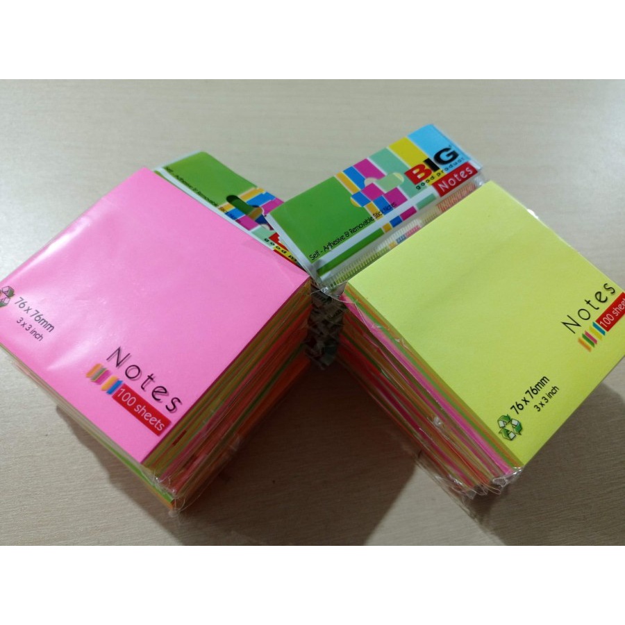 Jual Sticky Notes Post It Big X Mm Sheets Tumpuk Shopee Indonesia