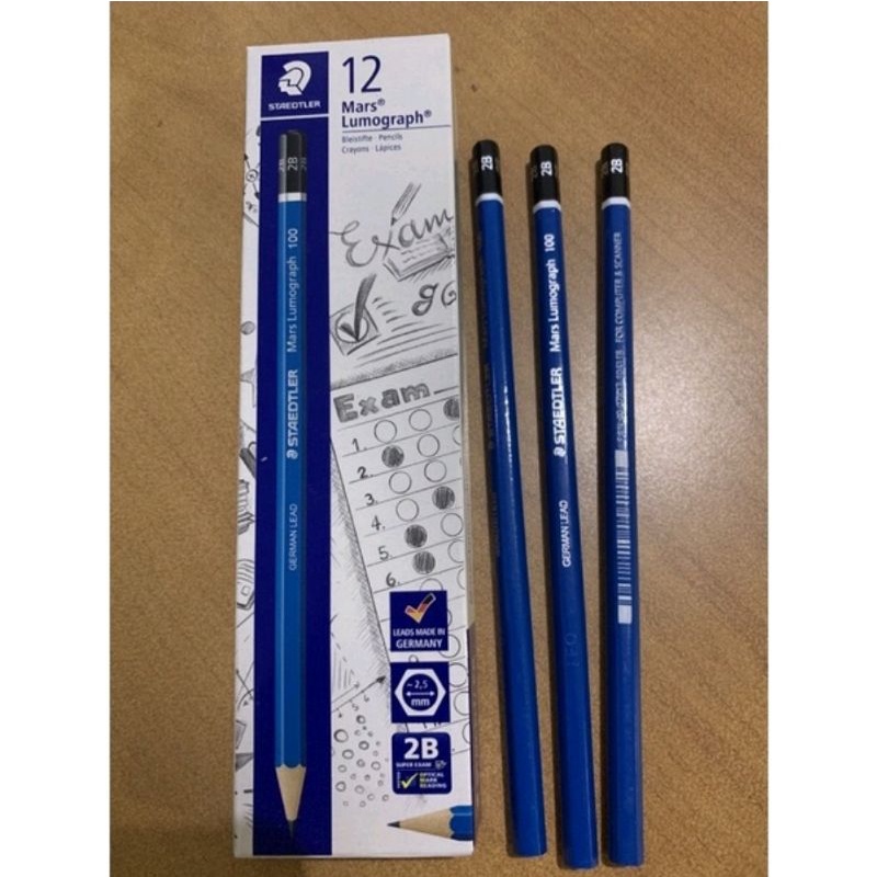 Jual HABISSSSS PENSIL STAEDLER 2B UJIAN COMPUTER (12PCS) | Shopee Indonesia