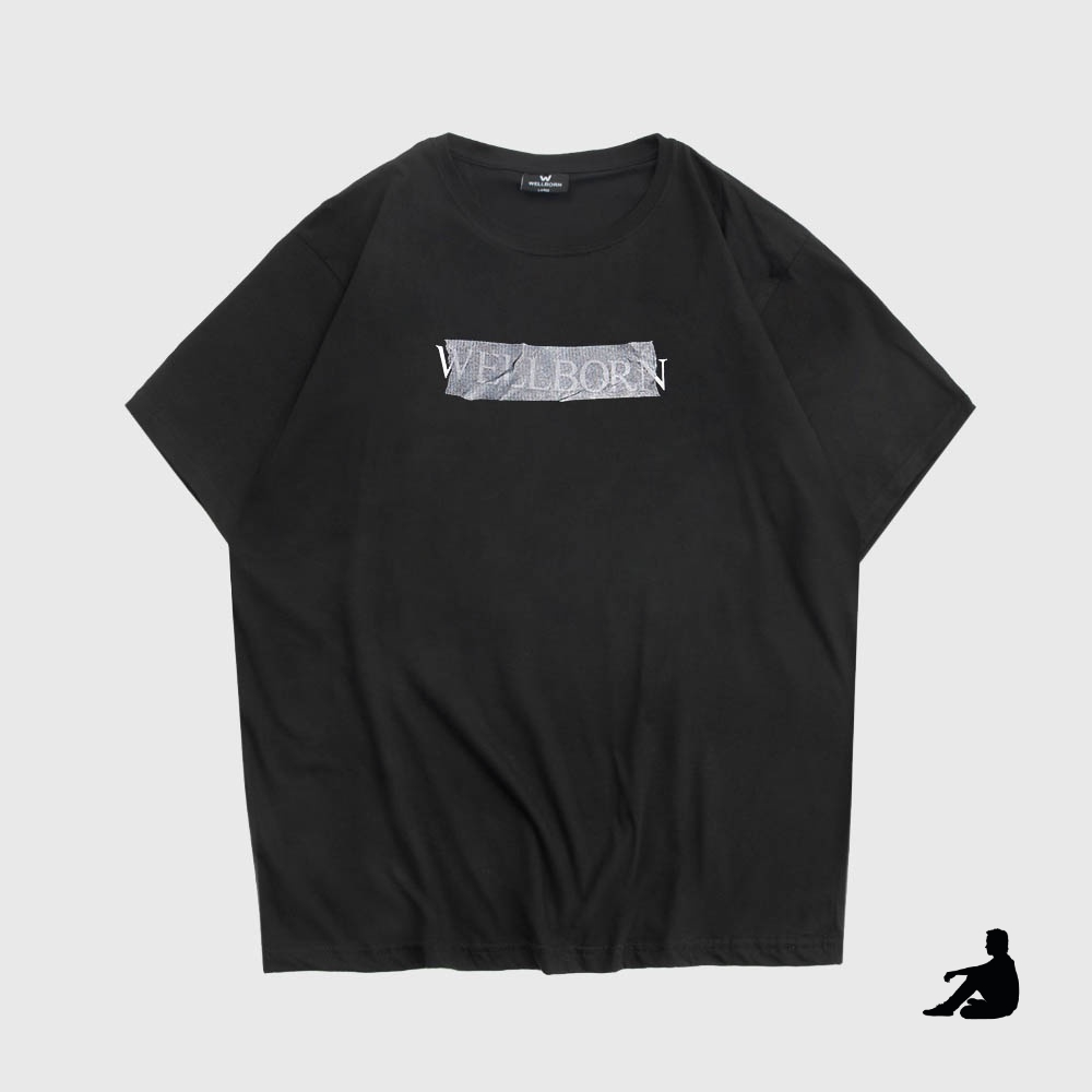 Jual Wellborn Decal Black T-Shirt | Shopee Indonesia