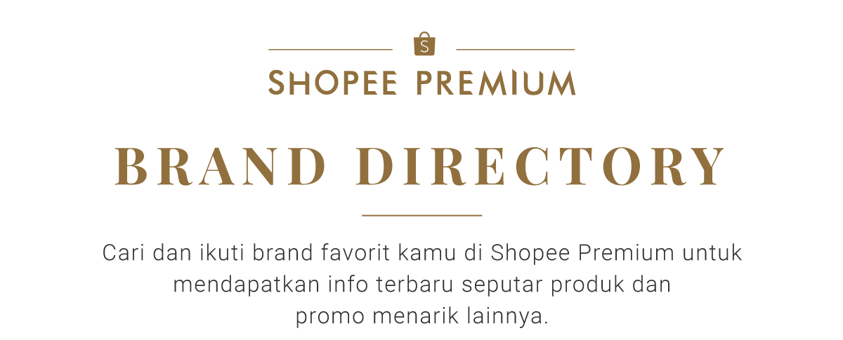 Shopee Premium Brand Directory