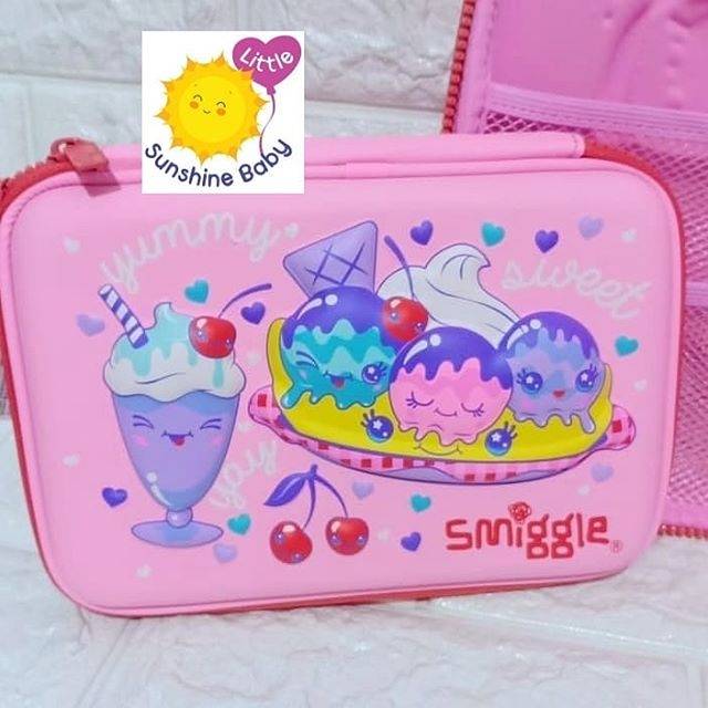 Jual Smiggle Pencil Case Banana Split Ice Cream Pink Tempat Pensil