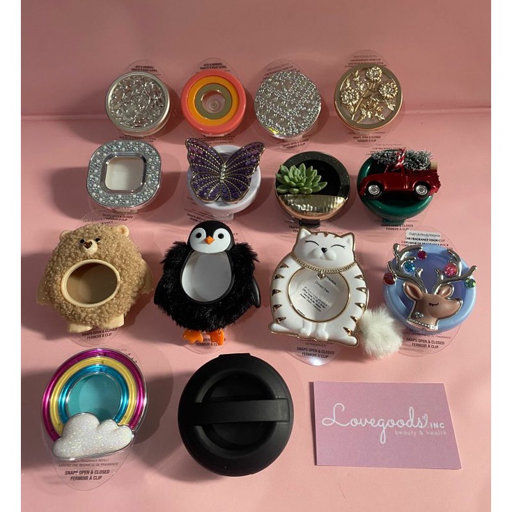 Jual BATH & BODY WORKS SCENTPORTABLE HOLDER CAR VISOR CLIP Shopee