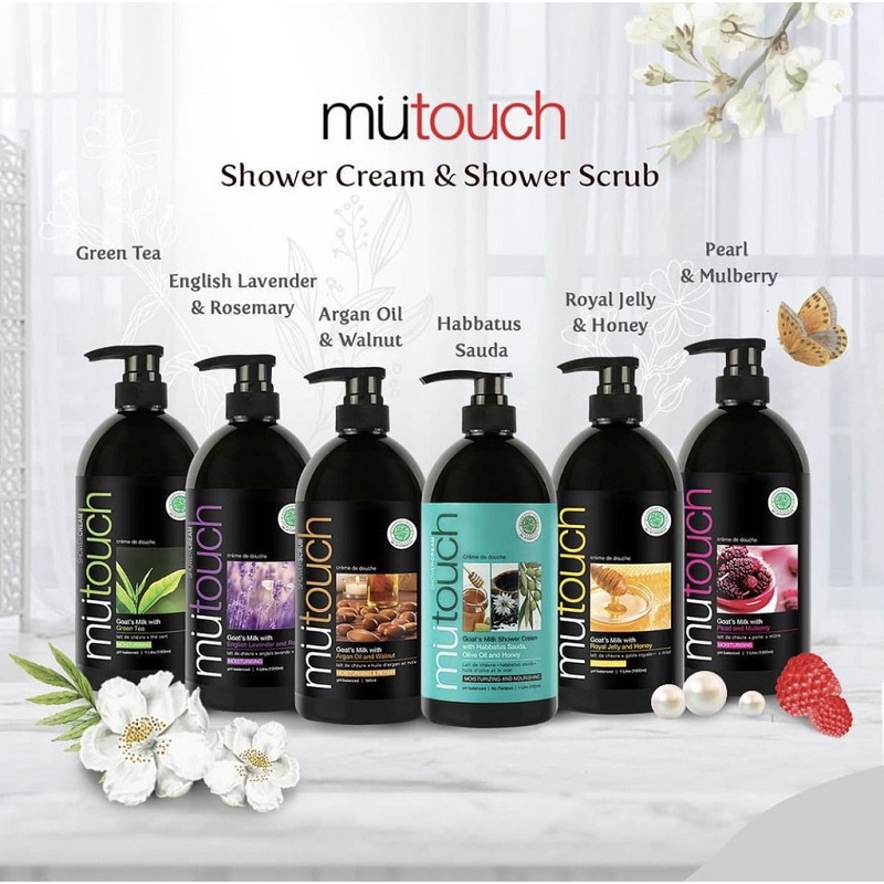 Jual Mutouch Goat's Milk Shower Cream 1000ml | Shopee Indonesia