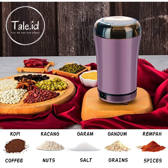 Jual Tale.id Electric Coffee Grinder UFO ELECTRIC BLADE COFFEE Grinder Kopi Penghalus