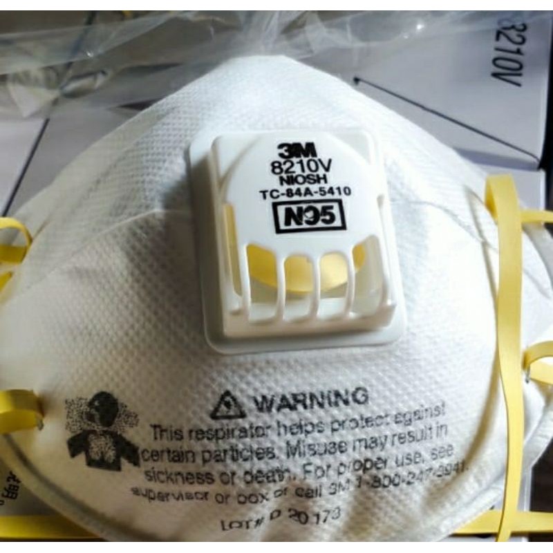 Jual Masker 3M Particulate Respirator N95 8210V (dengan katup) | Shopee ...