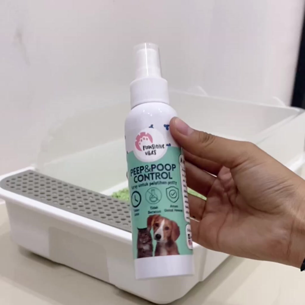 Jual Pawsitive Vibes Pee Poop Control Potty Training Spray 120ml ...