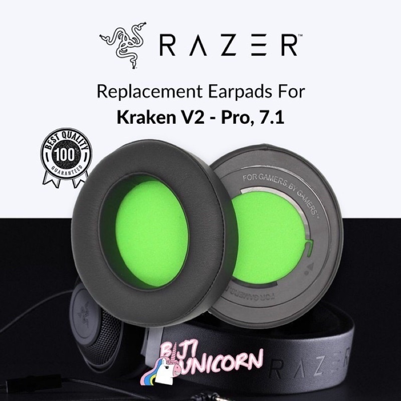 Earpad Razer Kraken Pro V2 Headset Ear Cushion Pad Pads Earcup