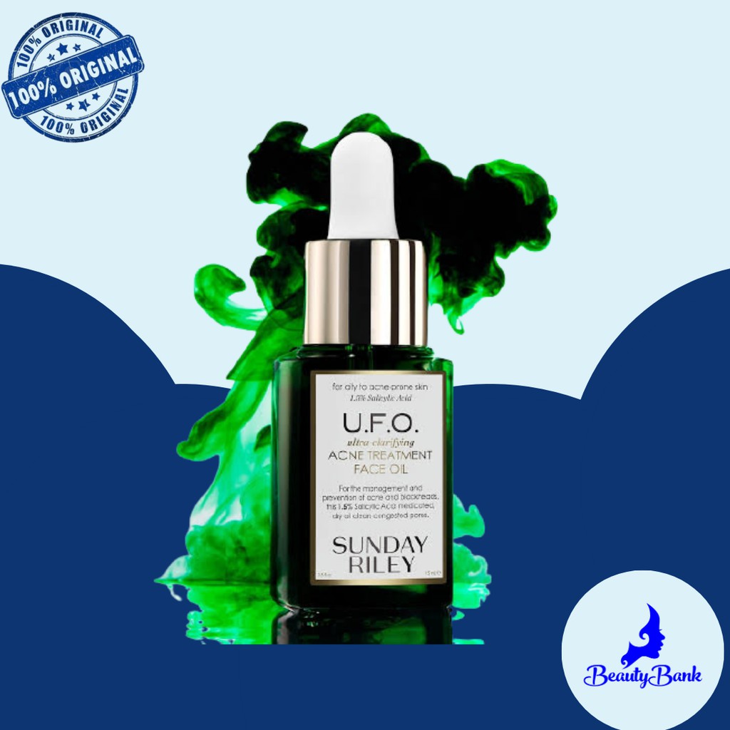 Jual BEAUTY RESERVE - SUNDAY RILEY UFO ULTRA CLARIFYING FACE OIL (15 ML ...
