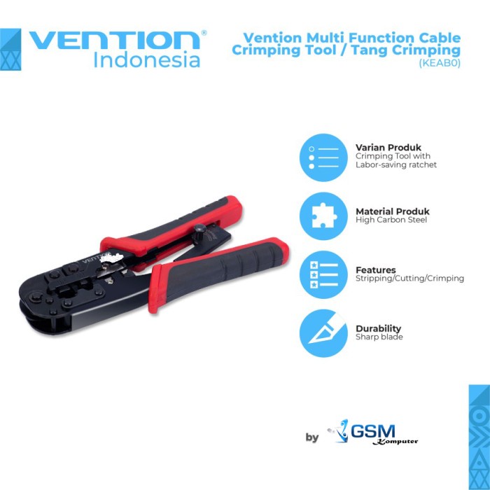 Jual Alat Tool Tang Tank Crimping Cremping Cat5 / 6 Kabel Rj45 Rj11 ...