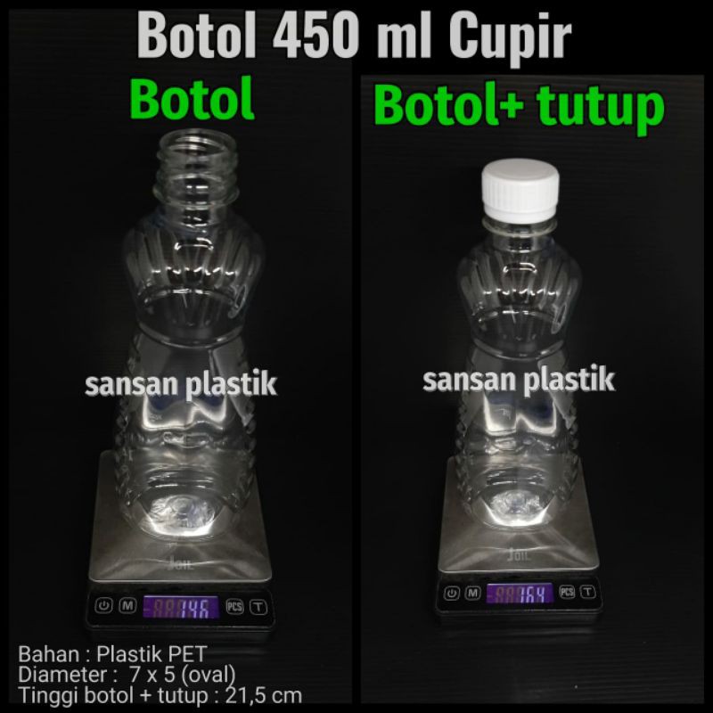 Jual Botol Cupir 450 ml Rp978 / Botol Sabun Cair 450ml / Botol Cuci ...