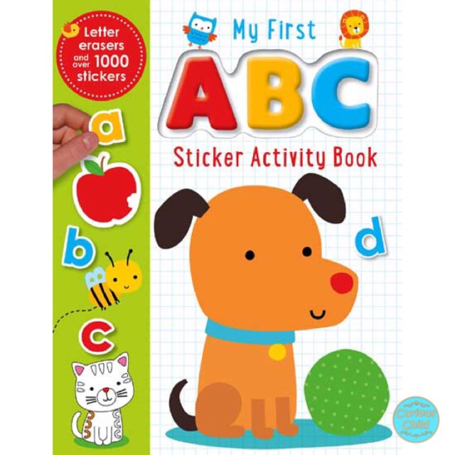 Jual My First ABC Sticker Activity Book with Letter Erasers and over ...