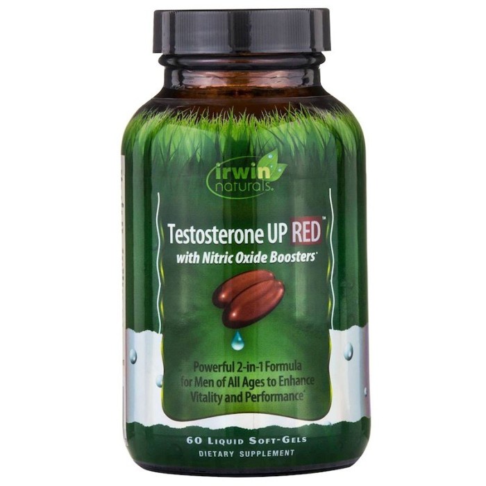 Jual Irwin Naturals Testosterone UP RED Nitric Oxide Boosters 60 ...