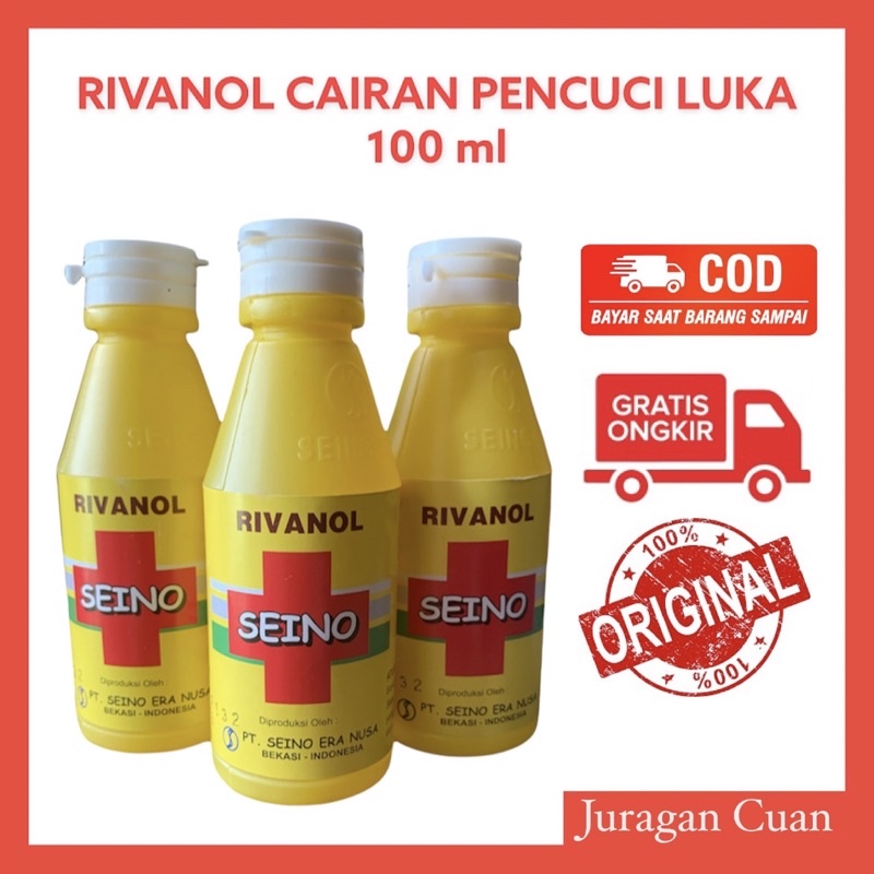 Jual RIVANOL SEINO CAIRAN PEMBERSIH LUKA | Shopee Indonesia