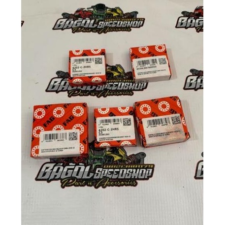 Jual Sepaket Bearing Rasio Ratio Full Fag C3 Ninja RR R Ss Original ...