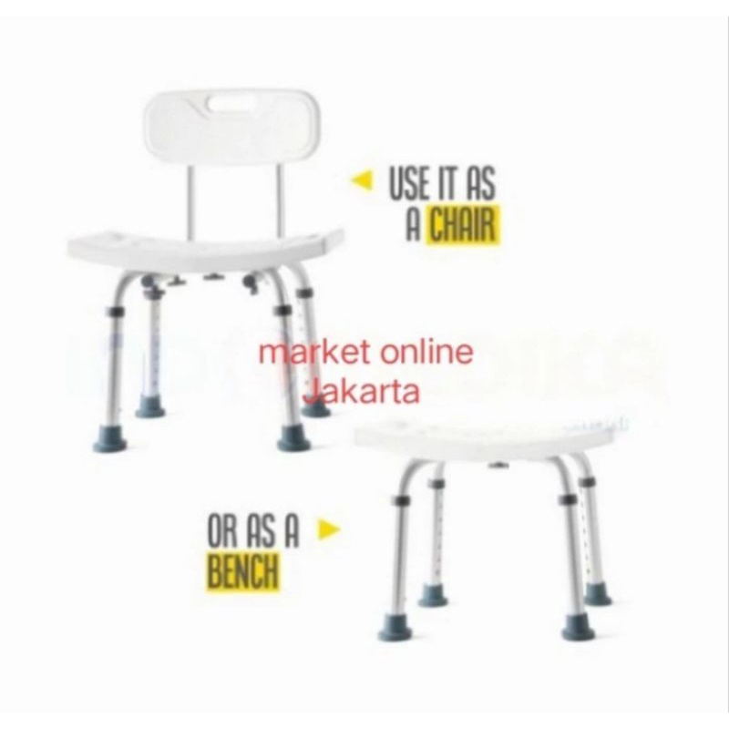 Jual Kursi Mandi Lansia-Bath Chair Shower Bench. Praktis kuat dan ...