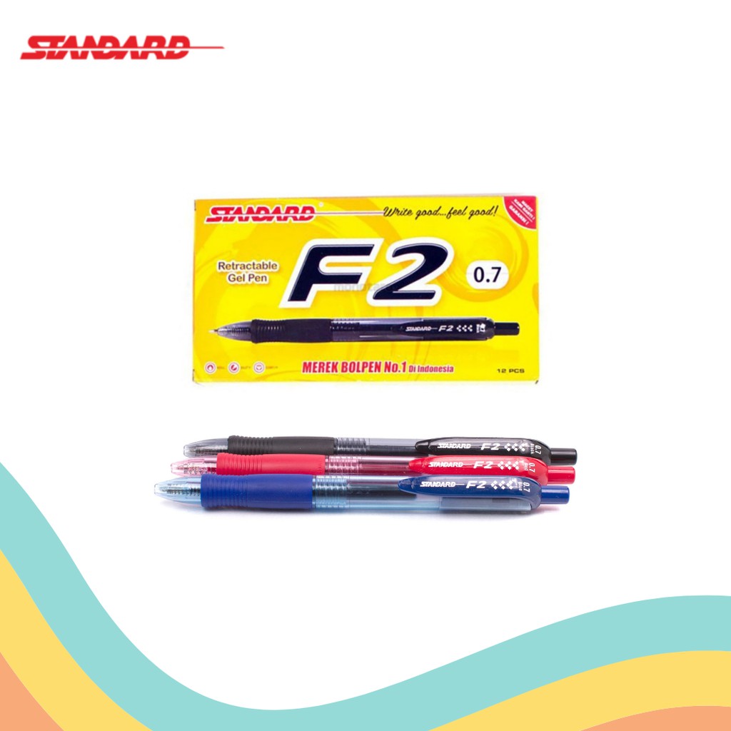 Jual GEL PEN STANDARD F2 (1 PCS) | Shopee Indonesia