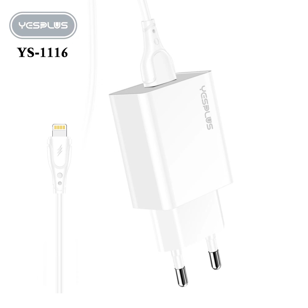 Jual Charger YESPLUS YS-1116 Charger Fast Charging 2.4A Smart Charger ...