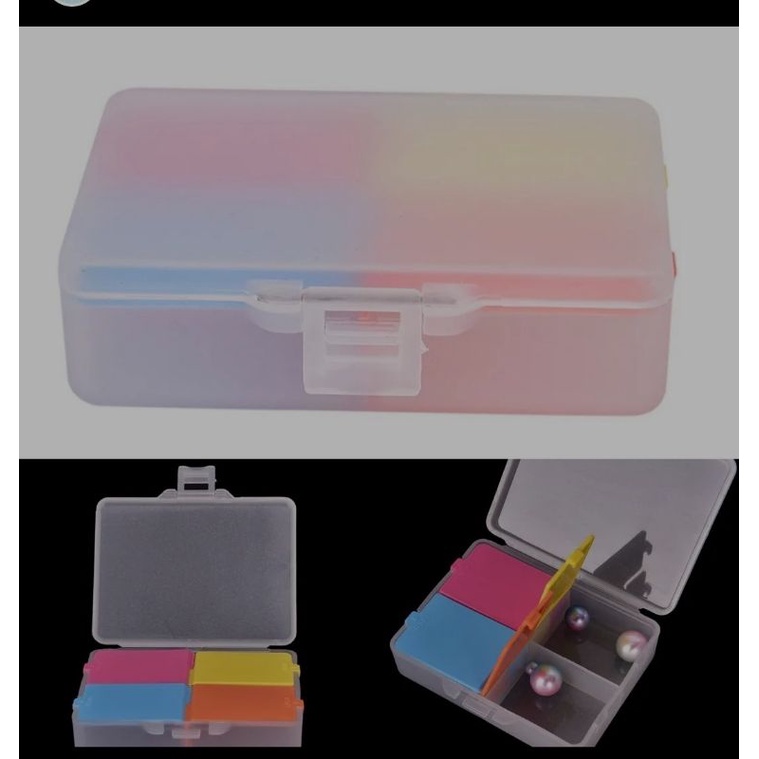Jual Kotak Box Tempat Transparan Small Things Lucu Unik Simple Praktis ...