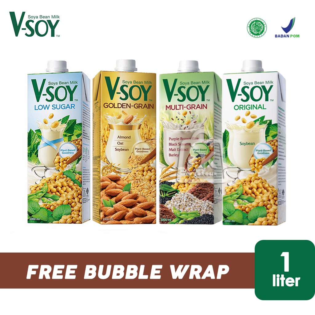 Jual VSOY Soya Bean Milk / Susu Kedelai Kanada (1 Liter) Shopee