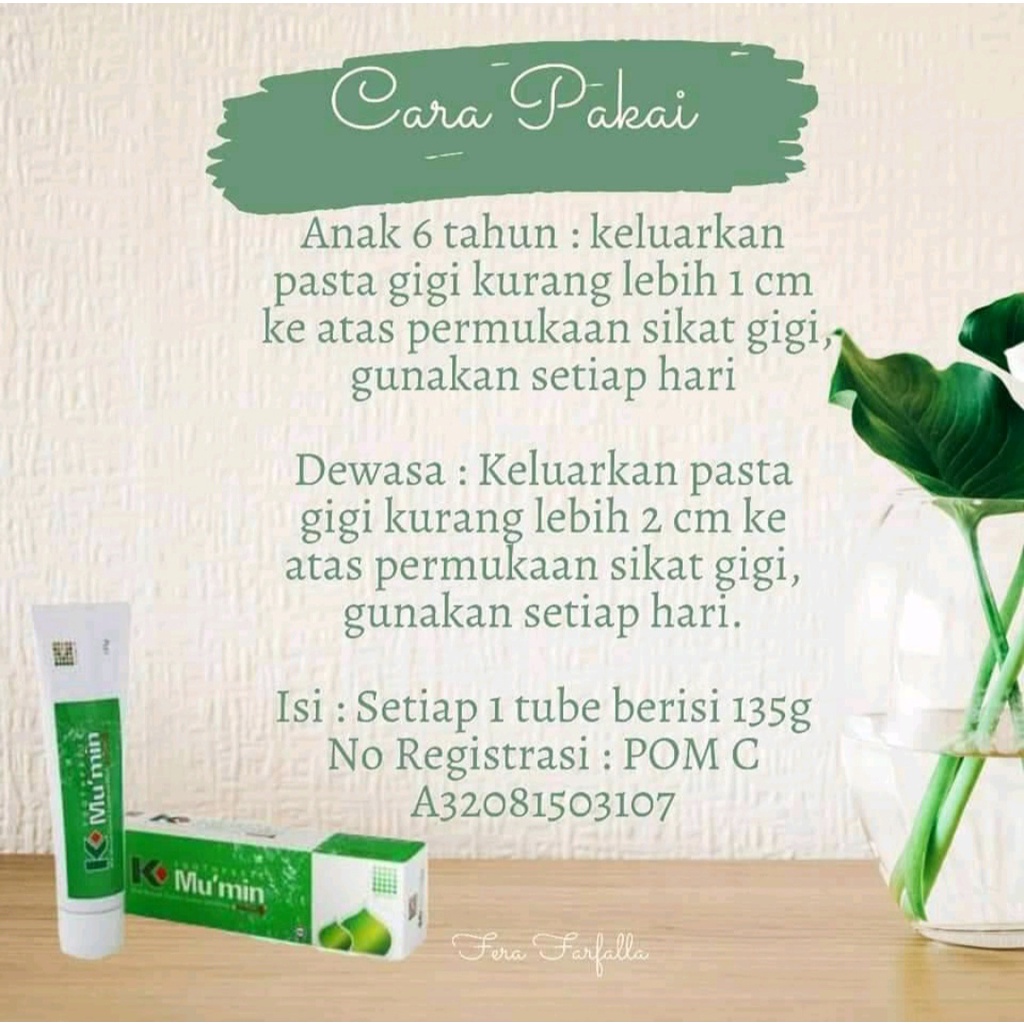 Jual Pasta gigi k-mu'min toothpaste original | Shopee Indonesia