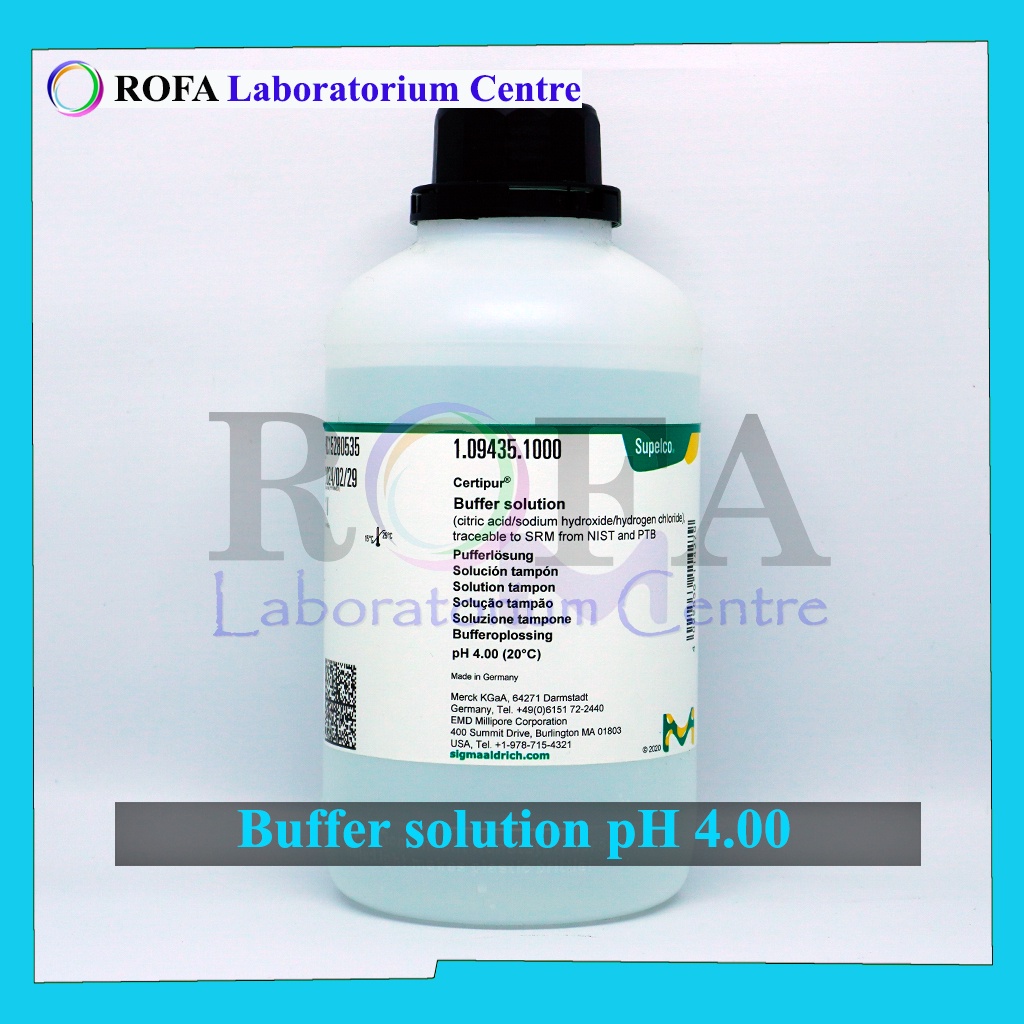 Jual Larutan Buffer / Buffer Solution / Penyangga PH 4 Eceran Merck 100 ...