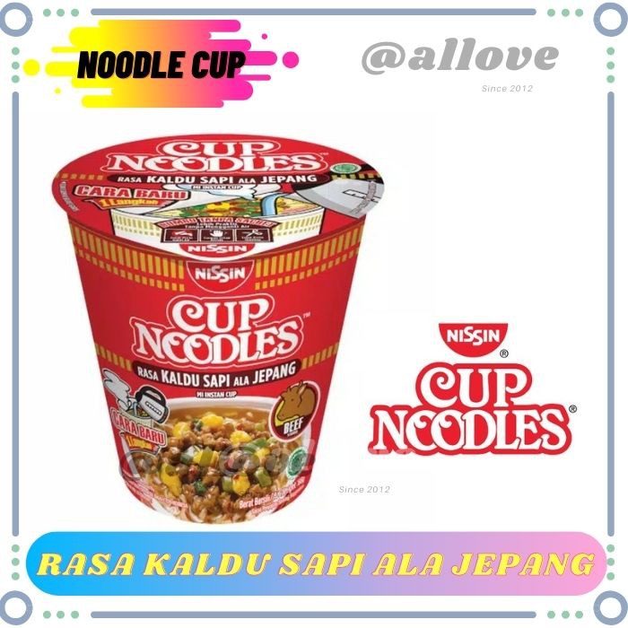 Jual Nissin Noodle Cup Rasa Kaldu Sapi Ala Jepang Shopee Indonesia