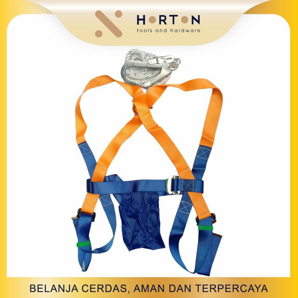 Jual Full Body Harness SINGLE Hook /Sabuk Pengaman /Safety Belt
