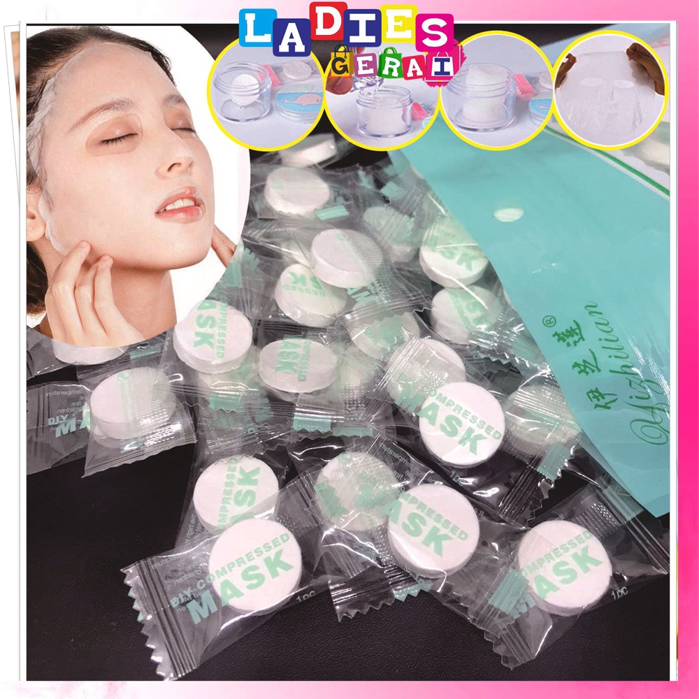 Compress Sheet Mask / Masker Kertas Tisu