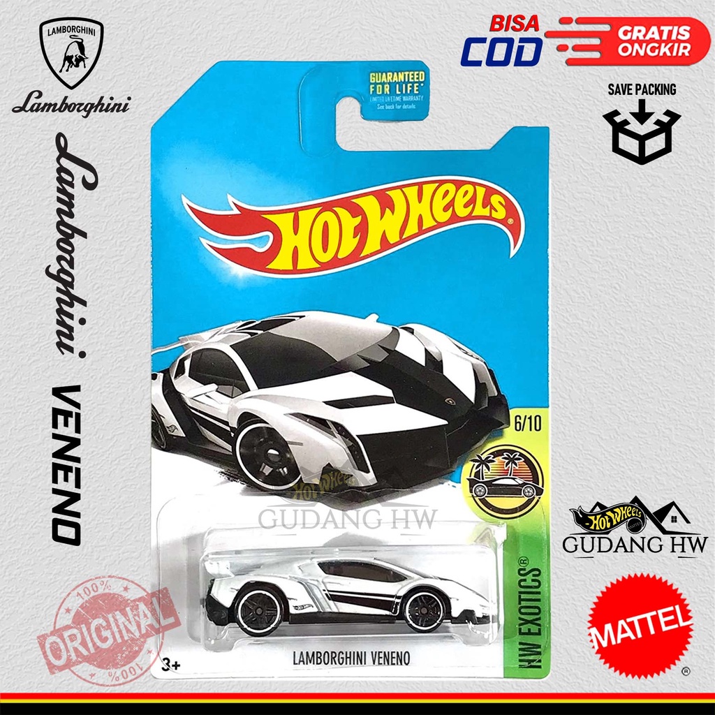 Jual HOT WHEELS LAMBORGHINI VENENO | Shopee Indonesia