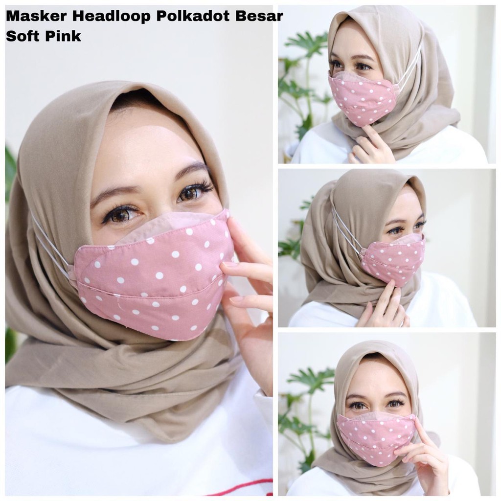 Jual MASKER KAIN KEKINIAN 3PLY (ADA TEMPAT TISSUE) | Shopee Indonesia