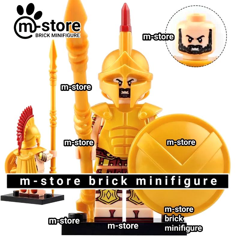 Jual brick hero of sparta mini toy figure Shopee Indonesia