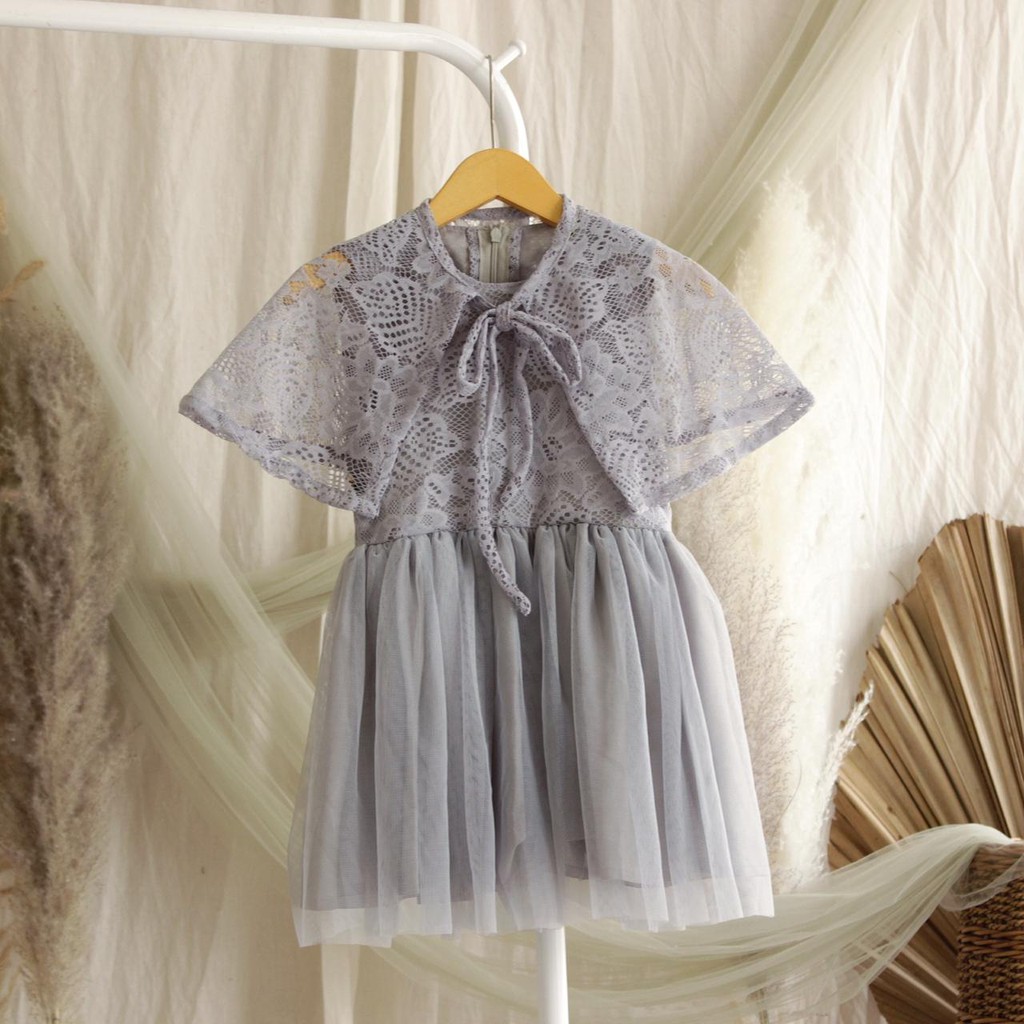 Dress brokat anak clearance modern