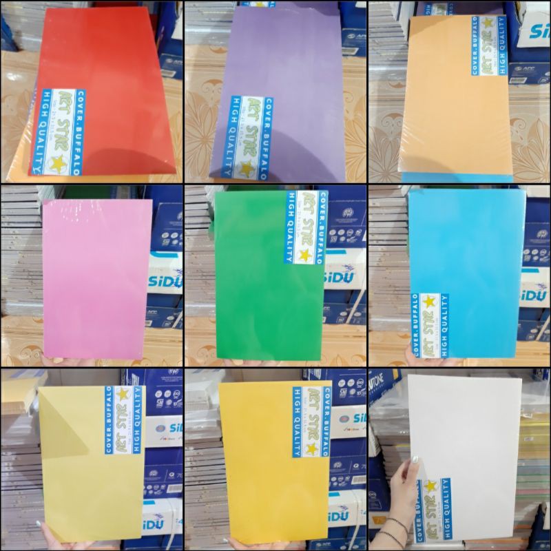 Jual KERTAS COVER BUFFALO 100lembr | Shopee Indonesia