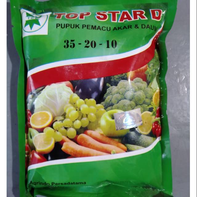 Jual Pupuk Pemacu Akar Dan Daun Top Star D Gram Anti Rontok