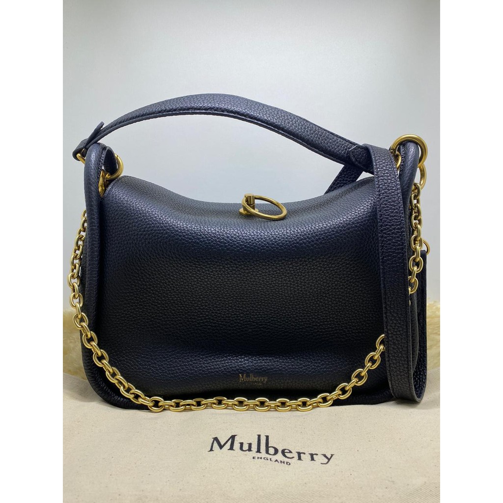 Jual Mulberry Leather Gold Chain Medium Size Shopee Indonesia