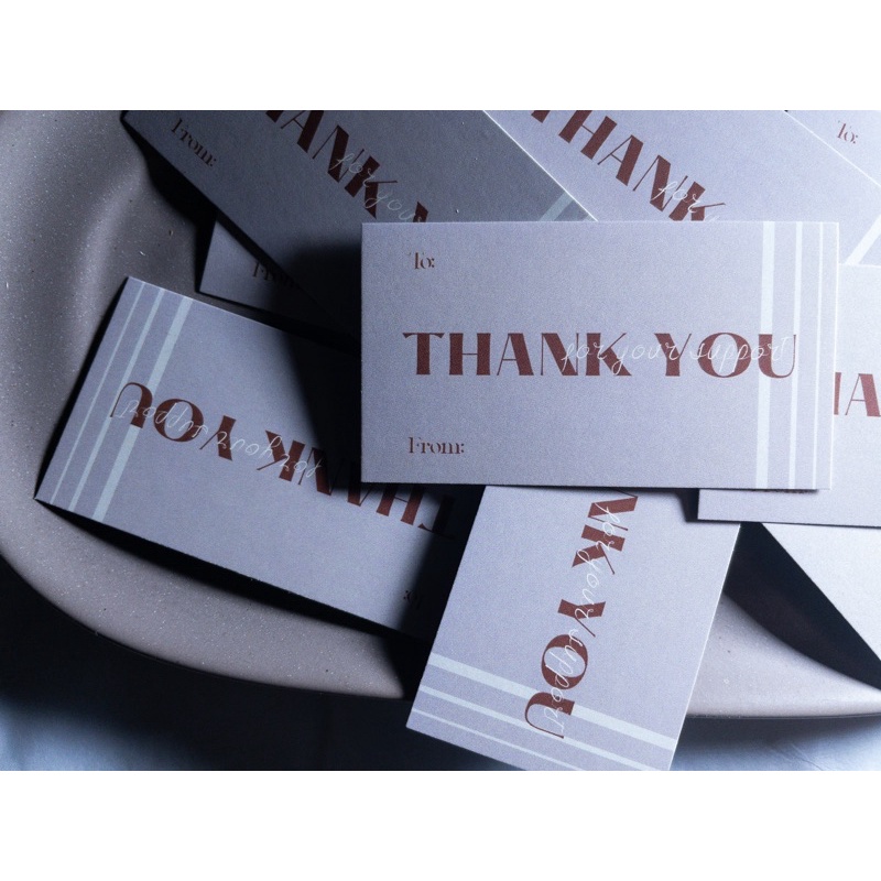 Jual Mini thank you card | Shopee Indonesia