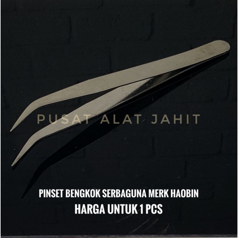 Jual PINSET BENGKOK HAOBIN PINSET BENANG SERBAGUNA PENJEPIT BENANG ...