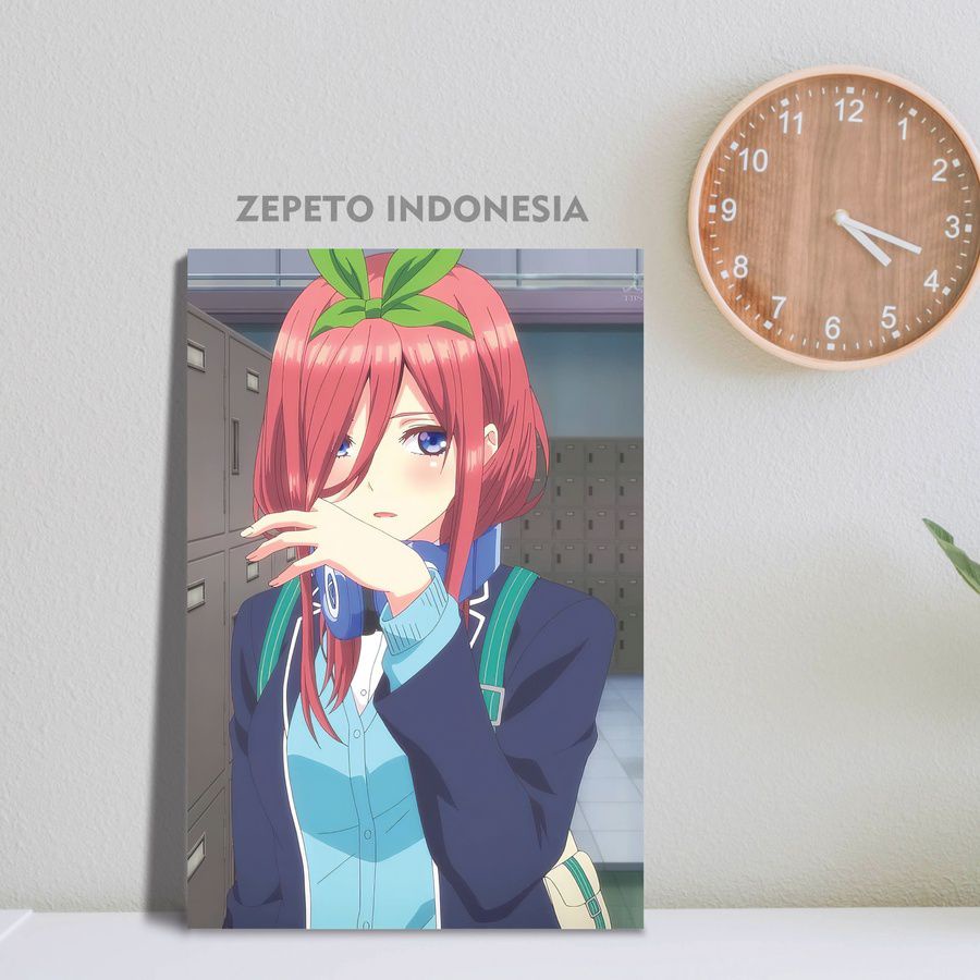 Jual Hiasan Kamar Cowok Miku Nakano Cute Gotoubun X R Vwf Bxwx Pajangan Ruang Gaming Anime