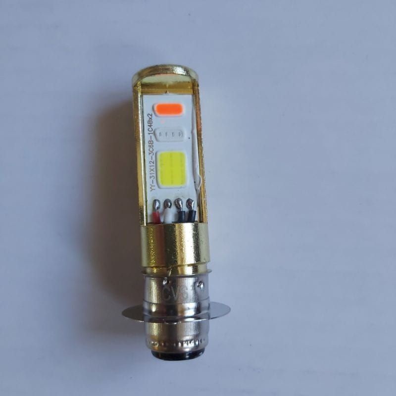 Jual Lampu Depan Motor Bebek Matic Lampu Utama 3 Warna H6 AC DC 3 Warna