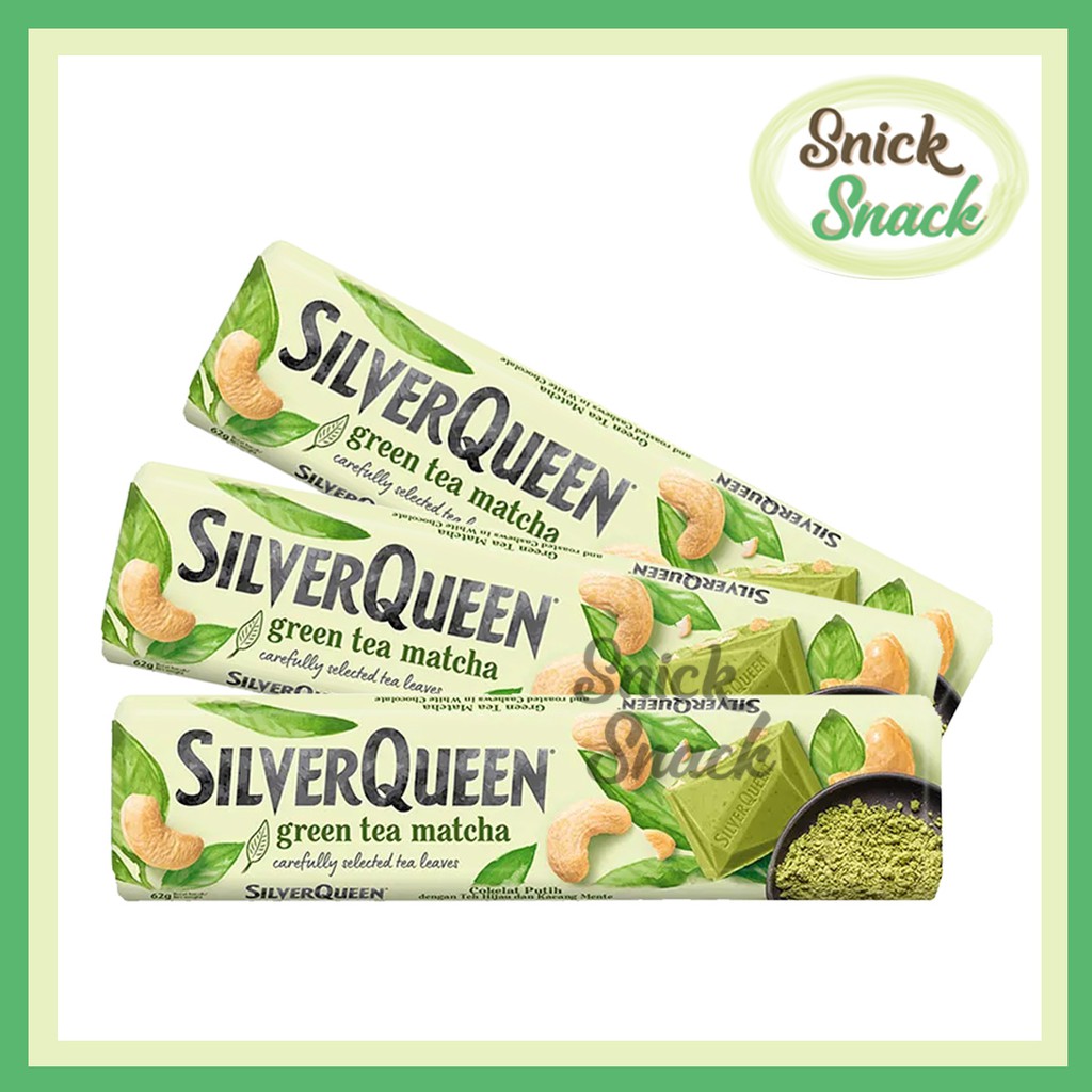 Jual Silver Queen Green Tea Matcha 58 gr Coklat Rasa Teh Hijau Jepang ...