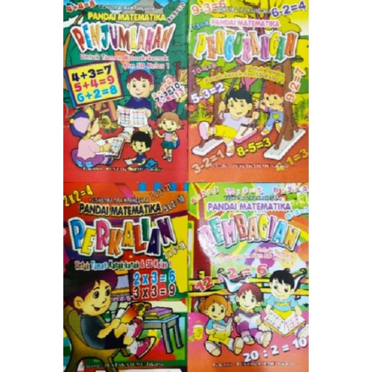 Jual Buku Belajar Anak / Pandai Matematika / Untuk Anak PAUD TK SD ...